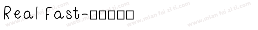 Real Fast字体转换